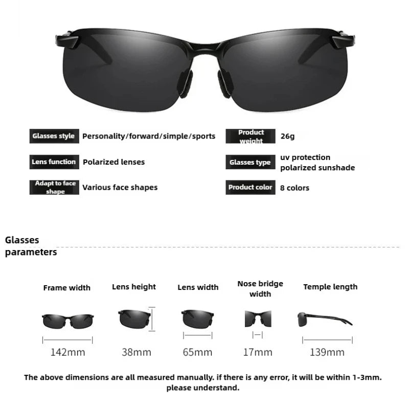 Photochromic Polarized Sunglasses – Clear Vision Day & Night