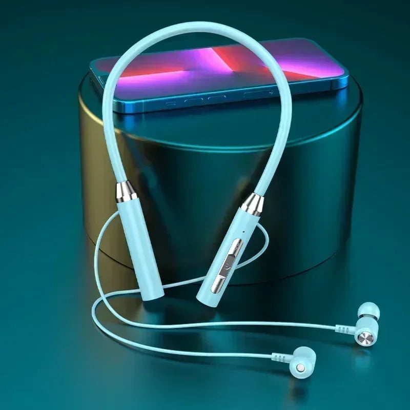 K58 Wireless Headphones Bluetooth Neckband Magnetic Earphones Sport Running Earbuds Waterproof Bluetooth 5.3 Headset With Mic
