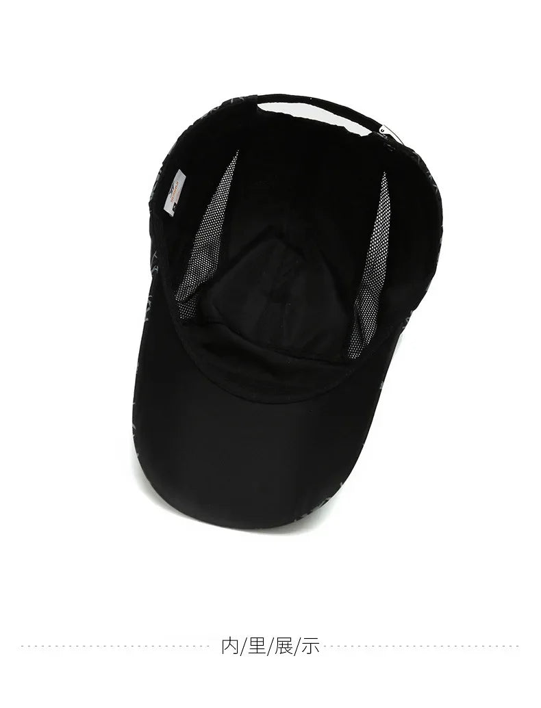 Spring Autumn New Fashion Baseball Cap Luxury Hat Women Fashion Street Sunbonnet Men's Casual Soft Top Cotton Quick Drying Hat