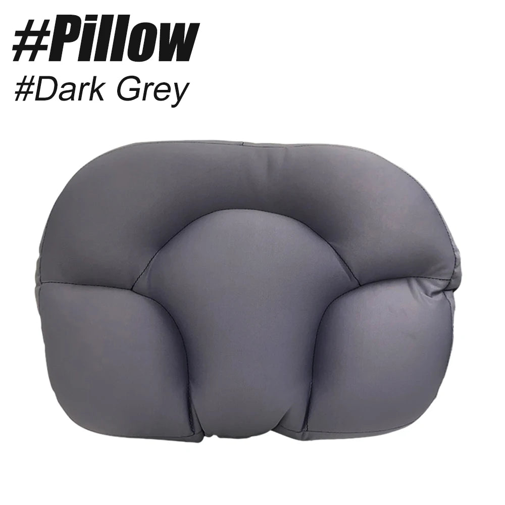 Masajeador de cuello Almohada de tracción cervical para dormir, Almohada de partículas de espuma para sueño profundo - Almohadas para dormir de lado y de espalda para camas