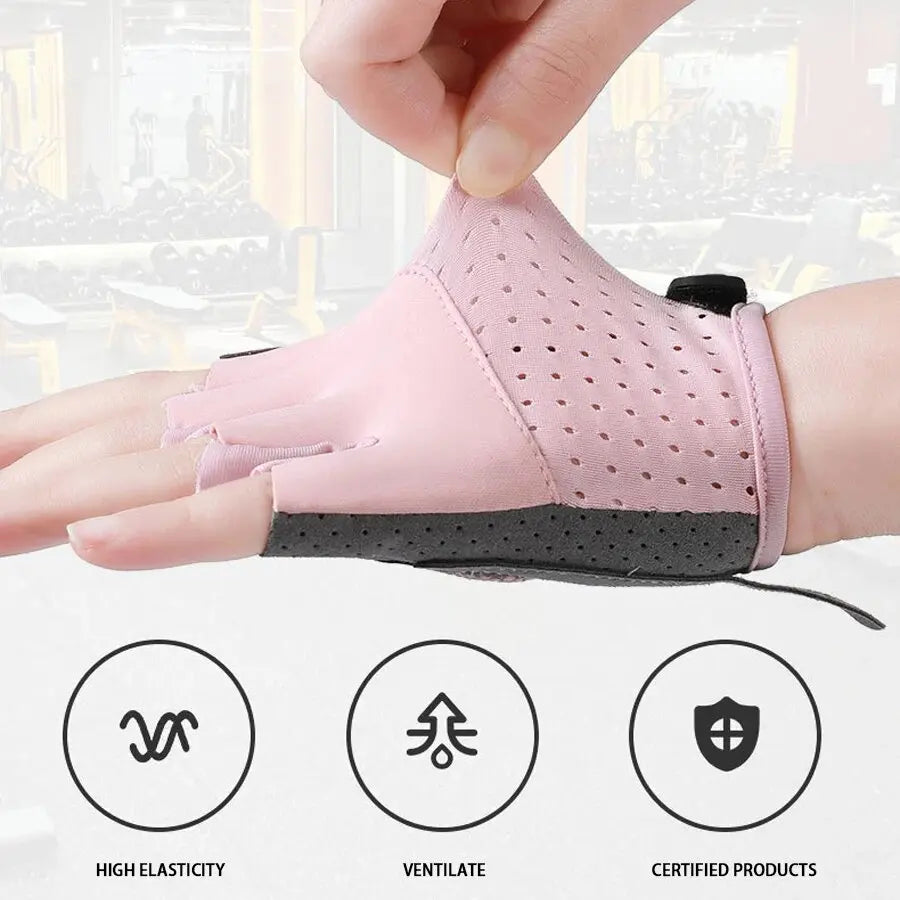 Kids Anti-Slip Windproof Cycling Gloves Protective Gear for Boys And Girls Outdoor Fitness Balance Bike Training