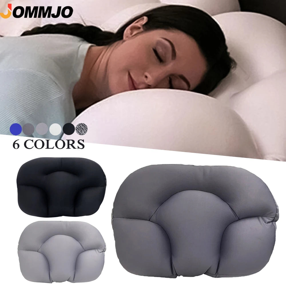 Neck Massager Cervical Neck Traction Pillow for Sleeping, Deep Sleep Foam Particles Pillow- Side Sleeper & Back Pillows for Beds