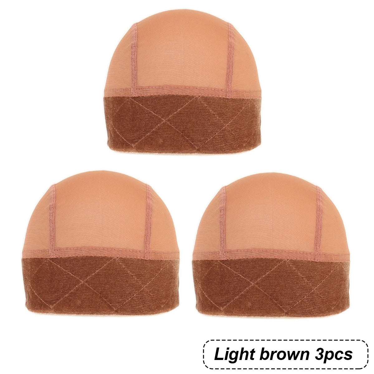 Gorro con agarre negro para pelucas, 1 unidad, banda de agarre de terciopelo ajustable con gorro para mujer, gorros cómodos y ventilados para pelucas