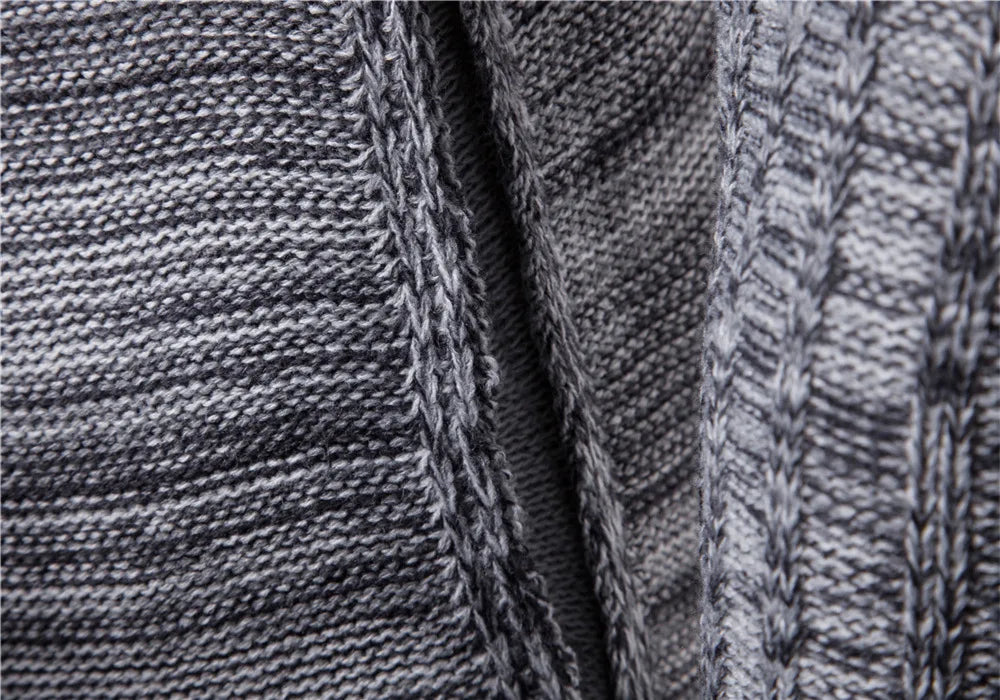 Men Jackets 2022 Spring Autumn New Mens Casual Sweater Snowflake Hooded Medium Long Knitted Cardigan Mens Outerwear Coats