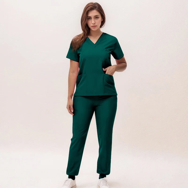 Unisex Medical Scrub Set – Modern, Comfortable & Professional for Healthcare Work