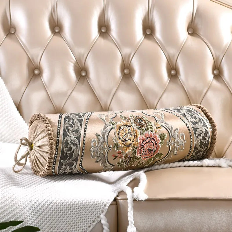 Fundas de almohada cilíndricas europeas para caramelos, fundas de almohada para el cuello para adultos, fundas de cojín de trigo sarraceno, funda de almohada cervical ortopédica