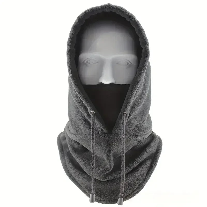 Winter Balaclava Hooded Scarf Face Mask- Warm Neck Gaiter with Hood for Outdoor Activities Cycling Sports