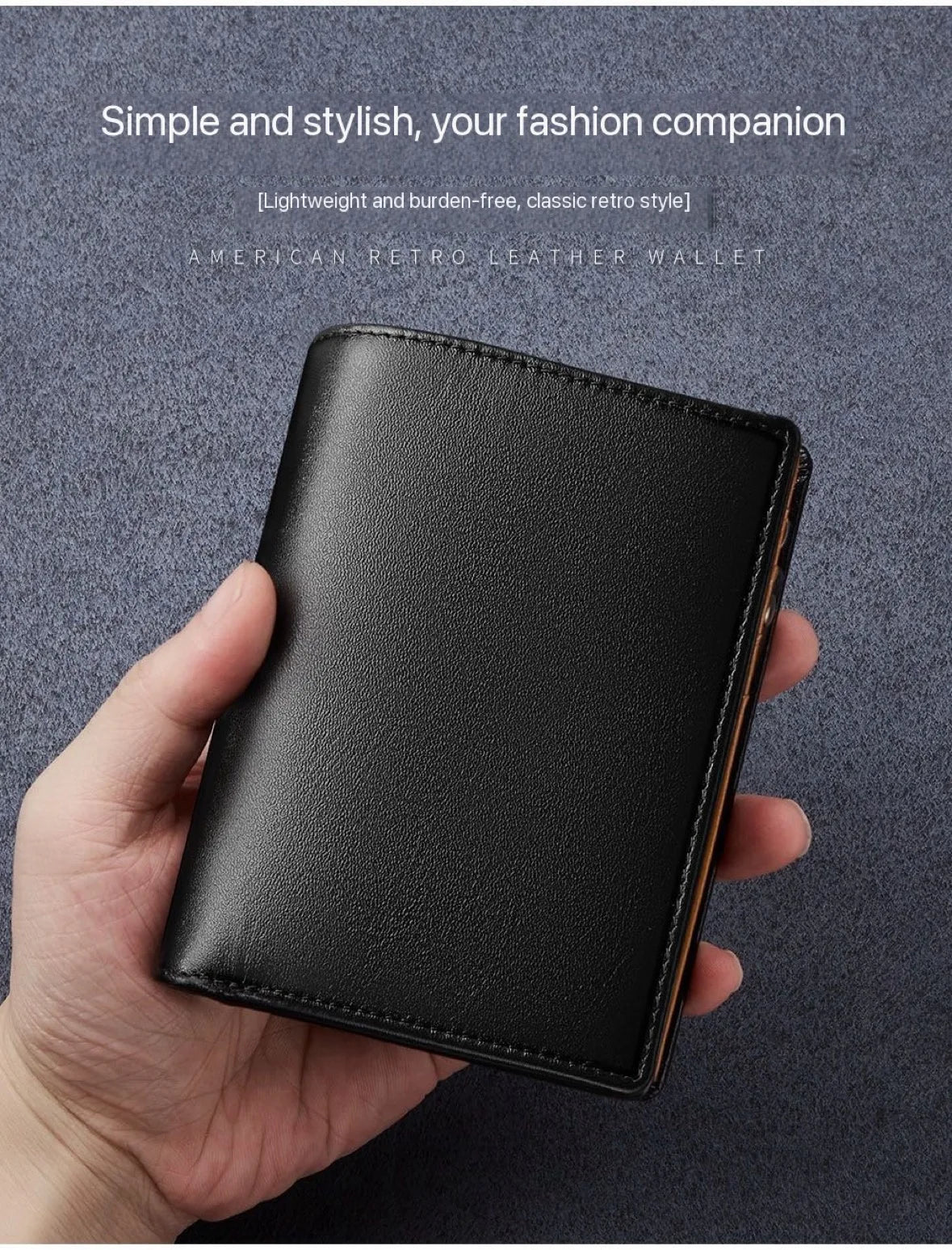 Men's Leather Wallet, Genuine Leather, Adult Luxury Brand Zipper, Large Capacity, Multiple Card Slots, Top Layer Cowhide Wallet