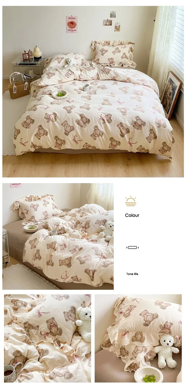 Duvet Cover Double Bed edredom casal Breathable Quilt Cover for Home 150x200 Comforter Covers (No Pillowcase)
