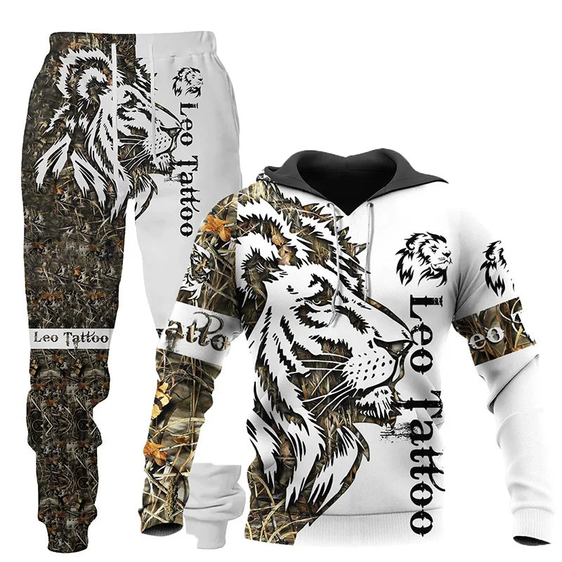 Wolf Hoodie & Pants Tracksuit