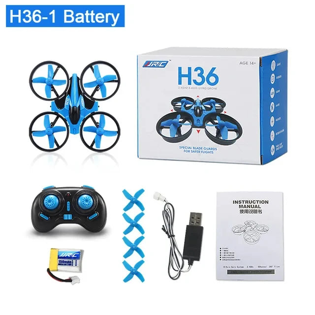 H36 Mini Dron 6 ejes sin cabeza FPV Drones Helicóptero de control remoto de bolsillo Avión RC Dron Quadcopter Juguetes Regalo de Navidad para niños