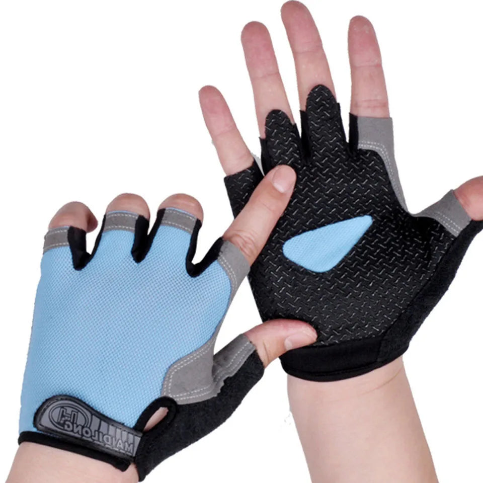 GTUBIKE Half Finger Weightlifting Gloves Cycling Fitness Shock Absorbent Non-slip Sports Climbing Outdoor For Men And Women