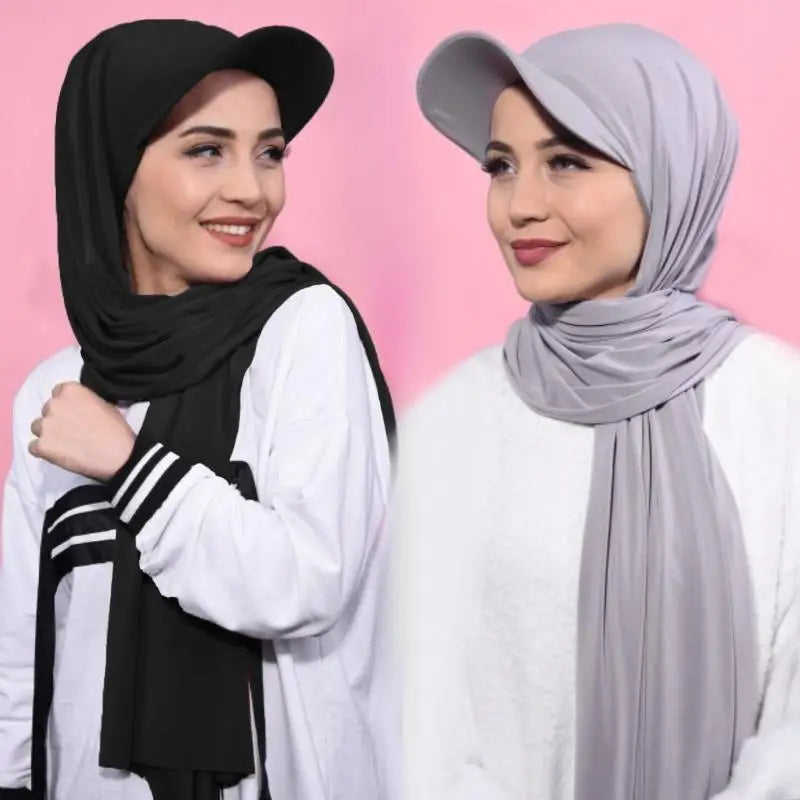 Chiffon Hijab Baseball Cap