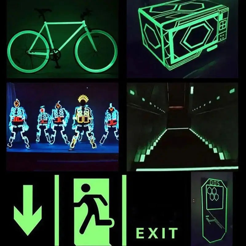 Glow-in-the-Dark Safety Tape