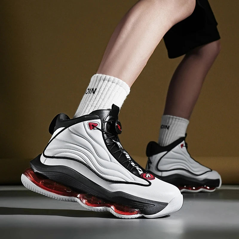 Zapatillas de Baloncesto para Hombre – Transpirables, Amortiguadas y Antideslizantes para Entrenamiento