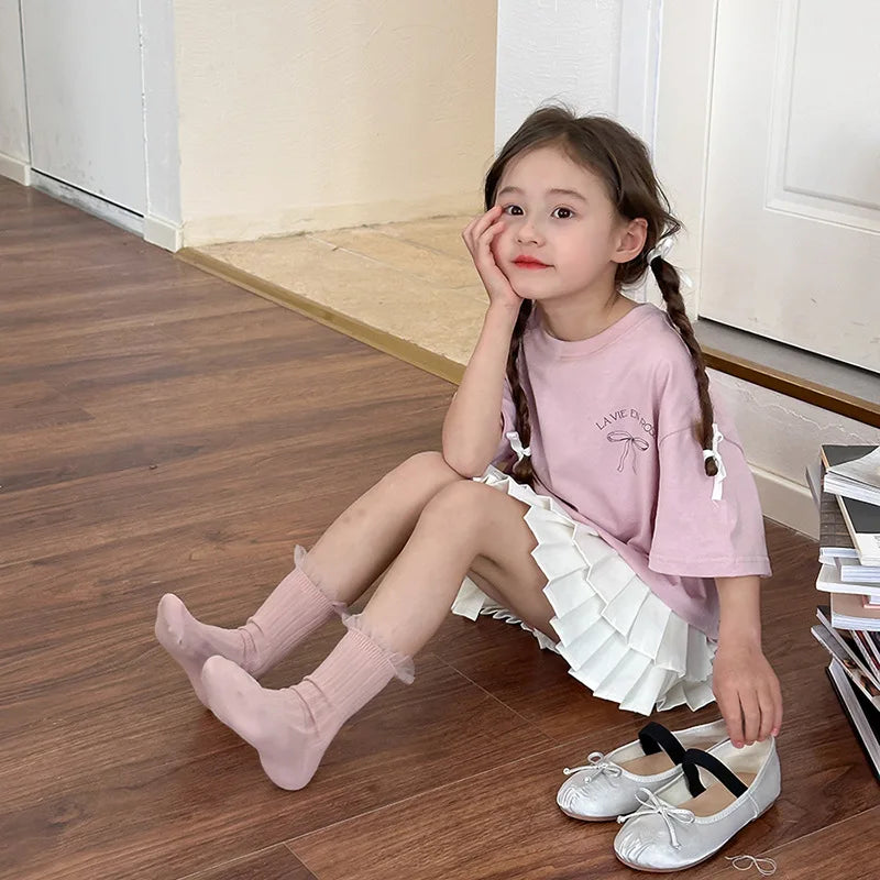 Ropa Infantil Niña Niños Camiseta de Manga Corta Ropa de Niña Verano Tops Ropa de Niños Ropa de Niño Ropa De Niña Ropa De Niño