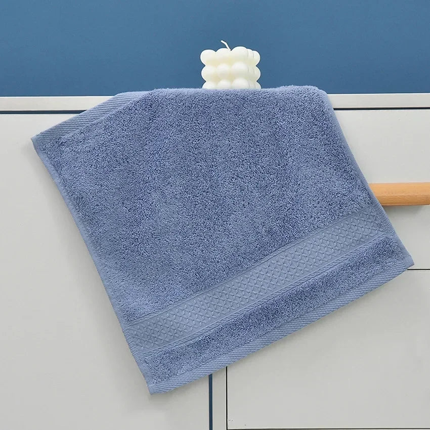 20 Colors Handkerchief Towels High Quality Cotton Small Towel Solid Color Soft Thick 34*34cm for Adults Kids Hand Towels toalhas