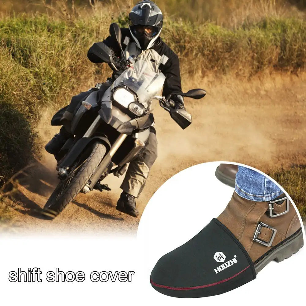 Motorcycle Shoe Protector Anti-slip Protective Gear Waterproof Cover Motorbike Shift Pad For Motorcycle Accessories