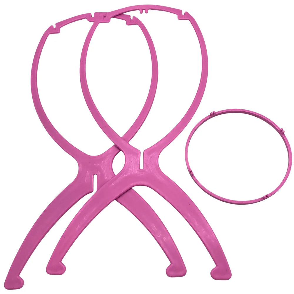 Portable Wig Stand Set