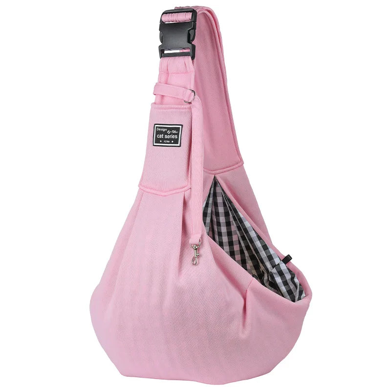 Adjustable Pet Dog Carrier Bag Outdoor Travel Puppy Single Shoulder Bags Dogs Comfort Sling Handbag Corgi Puppy Tote Pouch