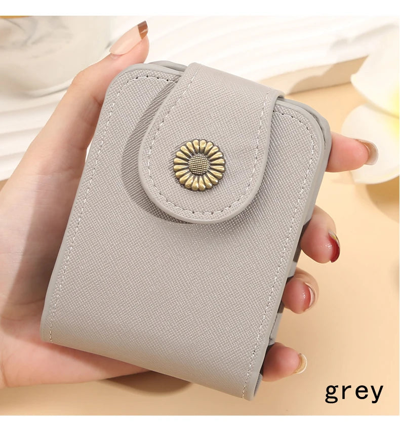 Makeup bag small women's portable makeup box with mirror mouth red envelope storage bag mini women's bag