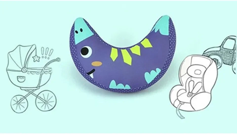 Almohada de seguridad para el cuello para niños, protector de hombros para el cinturón de seguridad del coche, cojín para el cuello del niño, protección para la cabeza del niño, almohada para dormir en el coche
