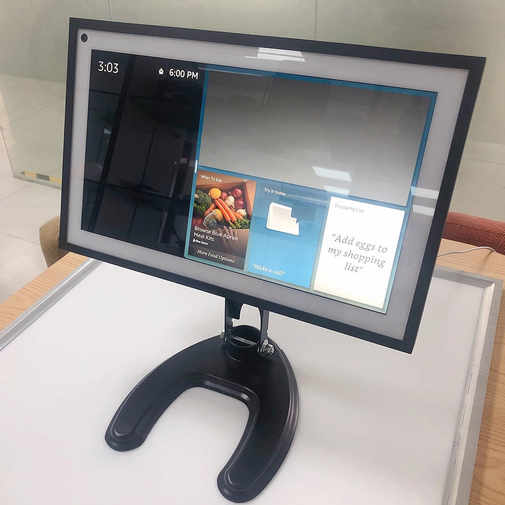 Monitor Display Base Adjustable Folding Desktop Stand Waterproof Multi-function Monitor Base for Echo Show 15
