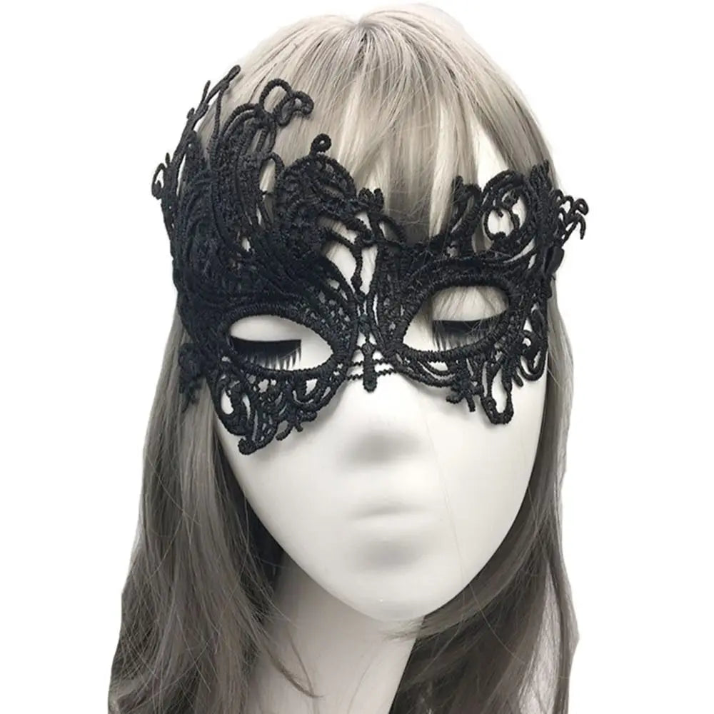 Show Queen Bronzing Costume Eye Mask Halloween Supply Cosplay Prom Props Dance Masks Venice Mask Lace Masquerade Party Supplies