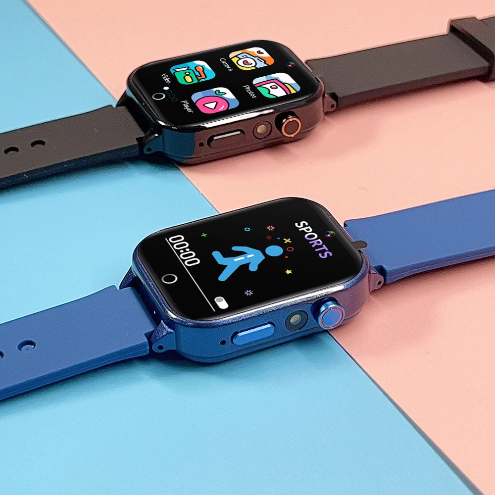 Kids Smart Watch 26 Games Touch Screen Camera Pedometer Video Music MP3 Alarm Clock Audiobooks Habit Track Children Toys Gifts