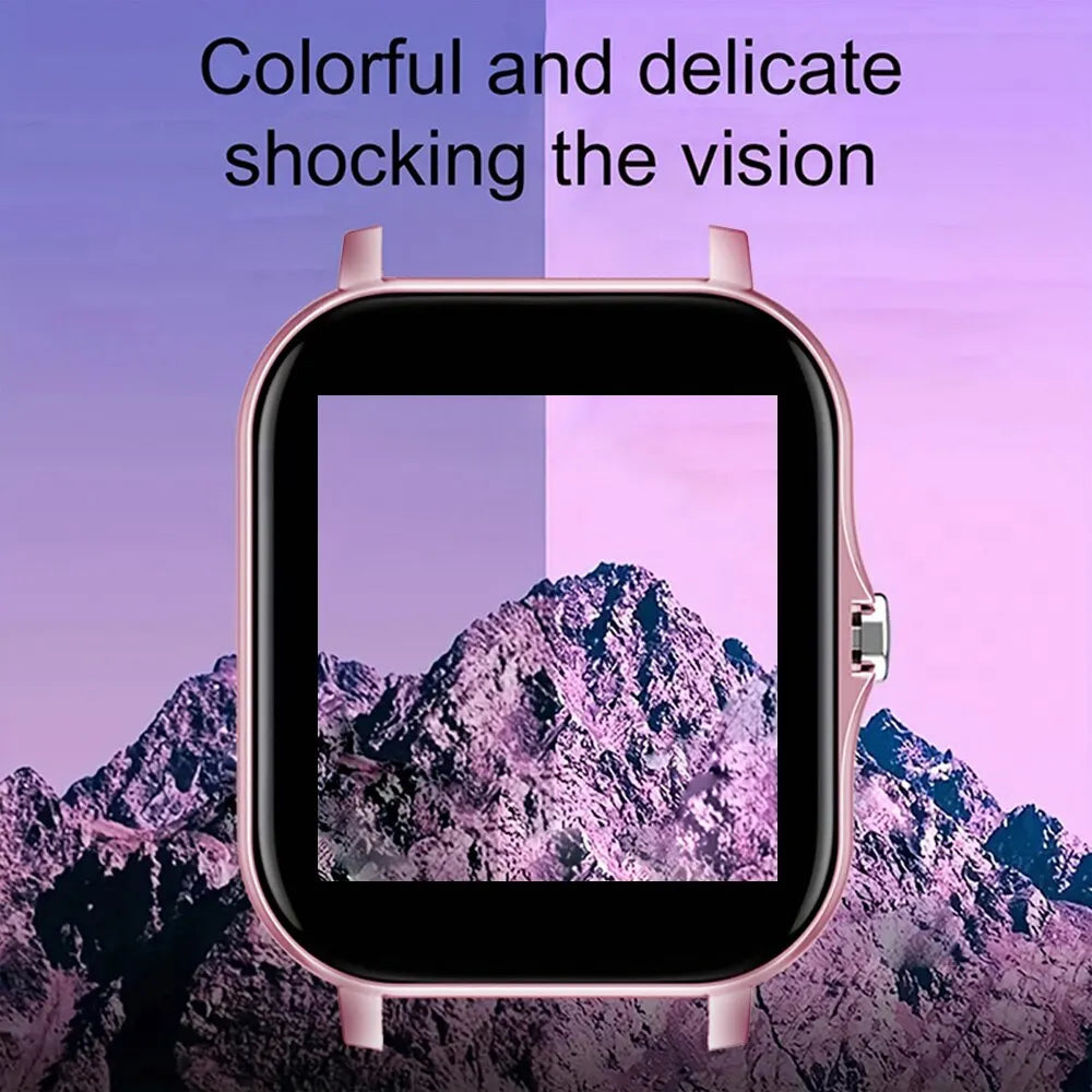 Reloj inteligente con teléfono Android 2025, pantalla HD de 1.44 pulgadas, llamadas Bluetooth, monitoreo de oxígeno/presión sanguínea, regalo para mujer y hombre