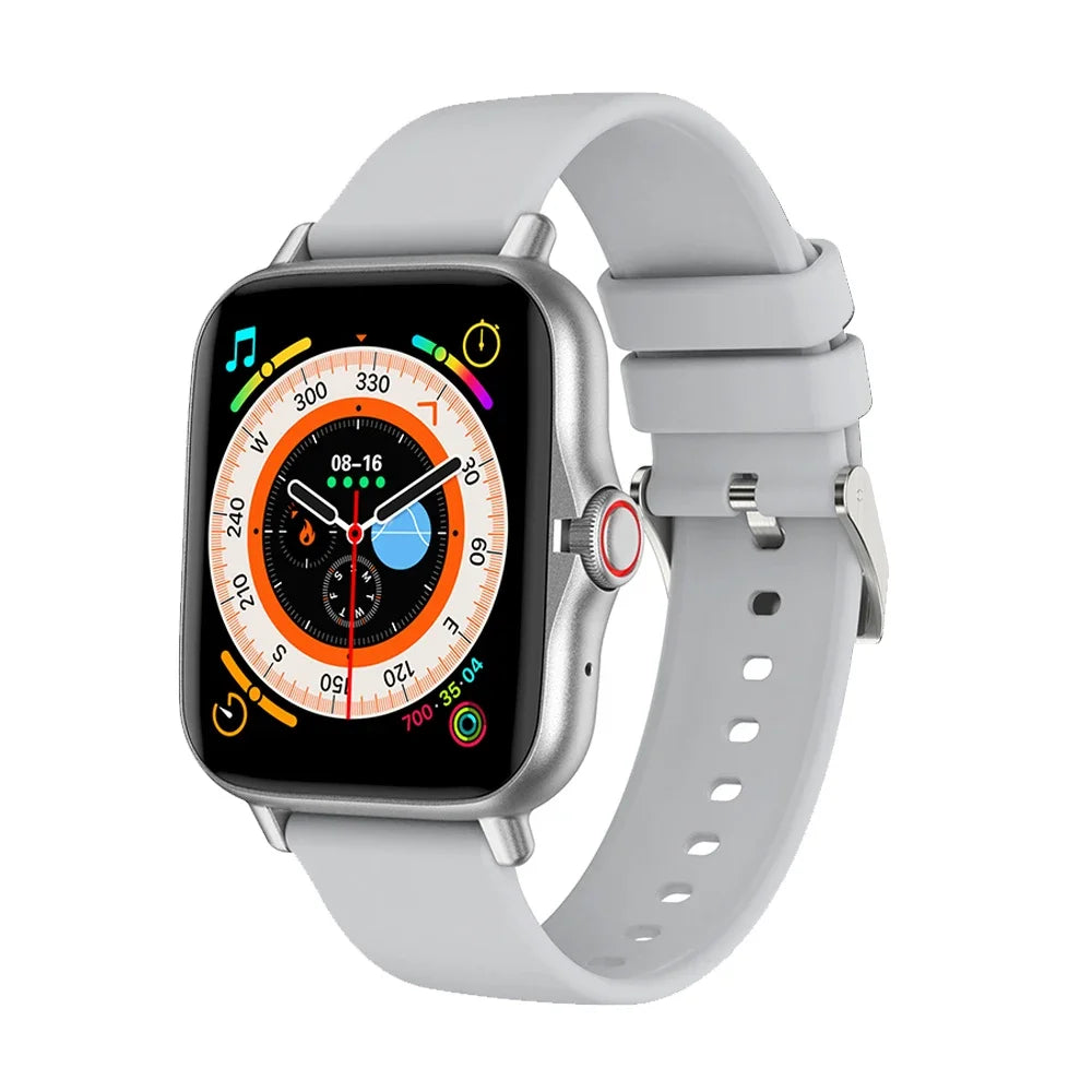 Reloj Inteligente para Teléfono Android Pantalla a Color de 1.44'' Pulgadas Llamadas Bluetooth Monitoreo de Oxígeno en Sangre/Presión Arterial Reloj Inteligente para Mujeres y Hombres