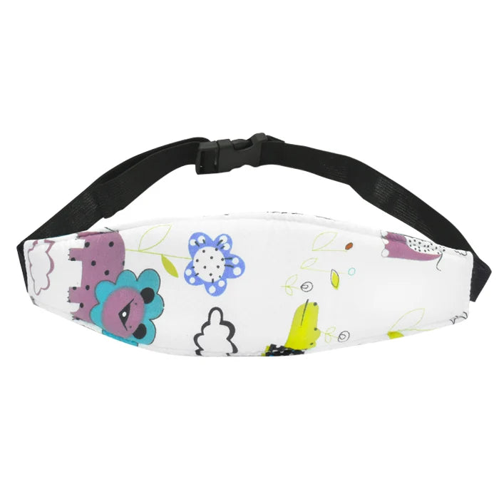 Baby Essentials Head Fixation Belt Carseat Head Support for Kids on Car Seat Pushcart Fixation Belt Adjustable Sleep Positioner
