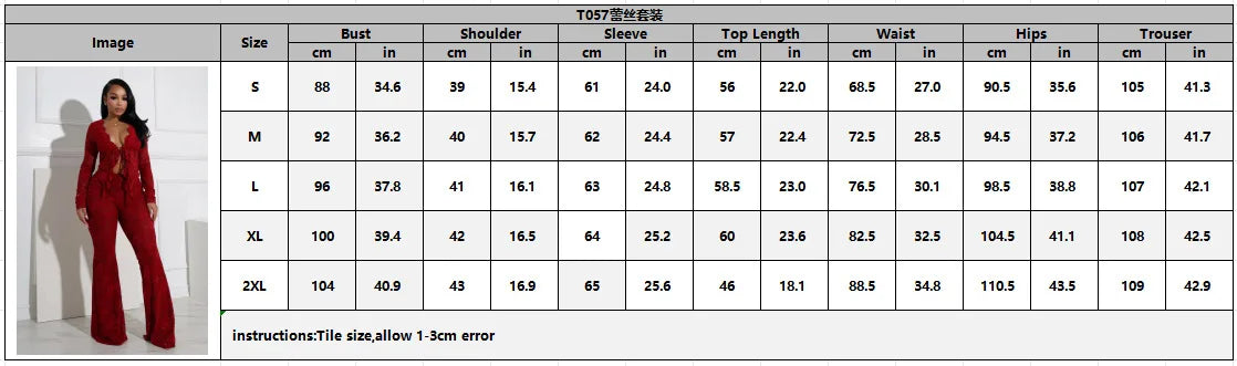 Pant Sets Women Two Pieces Cardigan Lace Sexy Tops Tracksuit Full Wide Leg Pants Loose Fit Casual Spliced High Waist Solid