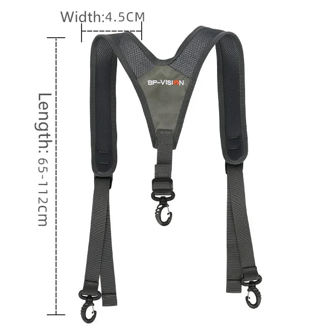 Hiking Strap Ergonomics Back Bear Polyamide Breathable Straps for Running Adjustable Buckle Outdoor Camping Accessories