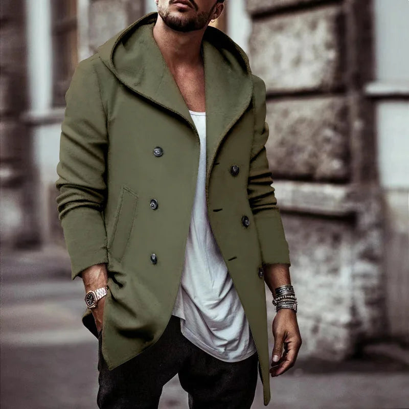 Men Fashion Jacket Male Spring Autumn Windbreaker Bomber Jacket Coats  Hooded Sweatshirt Outwear Jackets Mens Casual Tops