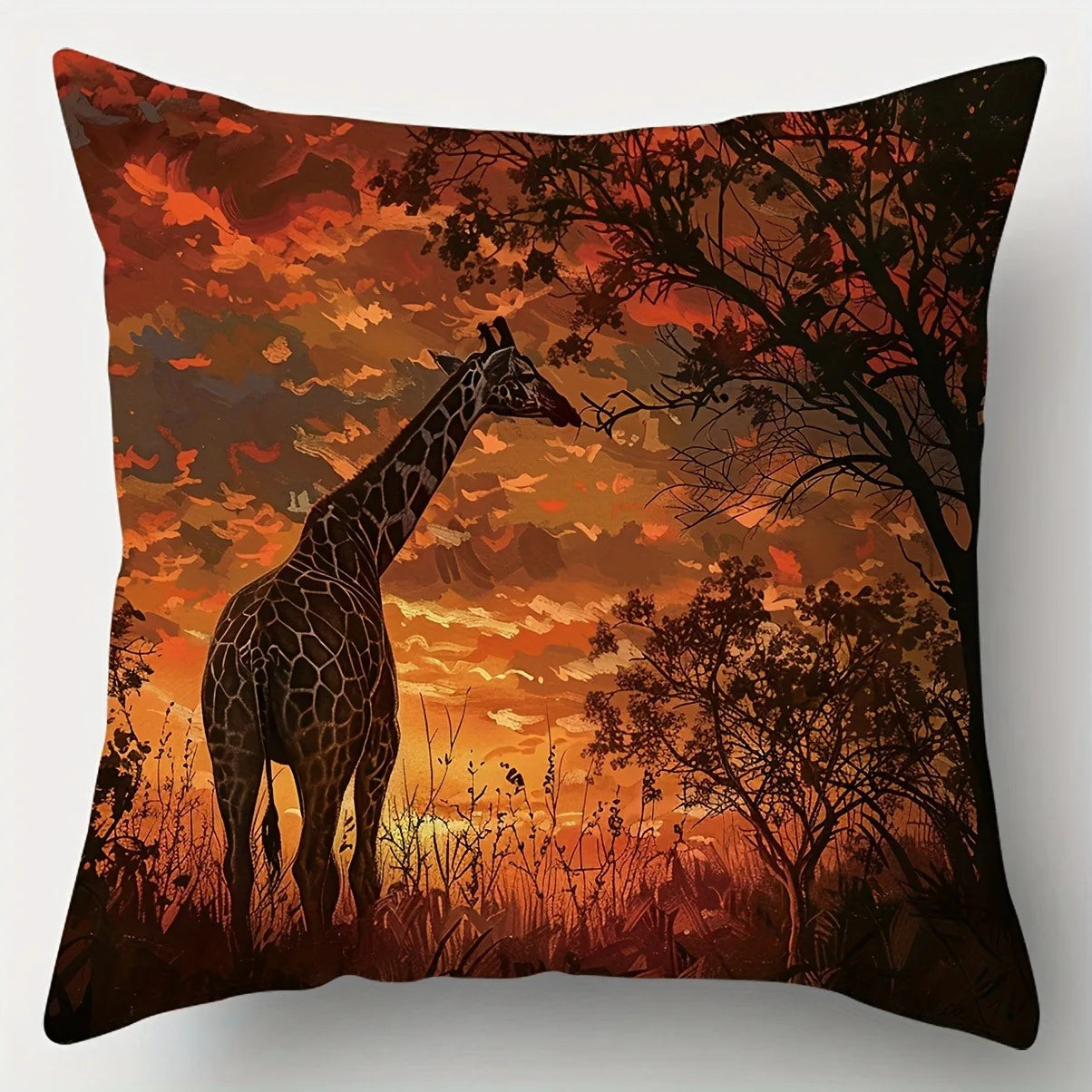 African Savannah Animal PillowcaseSuitable for sofa car bedroom decorative cushion cover pillow cover