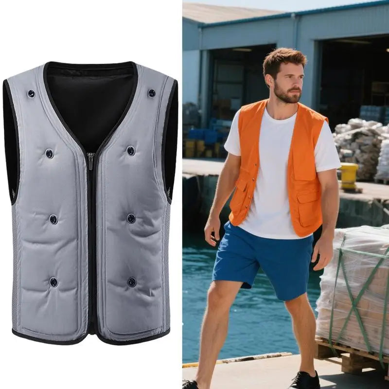 Cooling Vests For Adults Cooling Vest For Men For Hot Weather Reusable Unisex Adult Apparel For Workout Cycling Running Outdoor