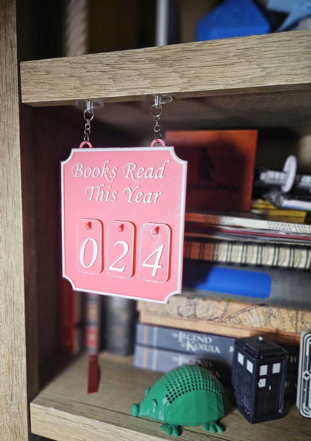 New Hanging Bookshelf Counter Bookish Decor Reading Record Board Hanging Bookshelf Decoration Home Festival Decoration Gifts
