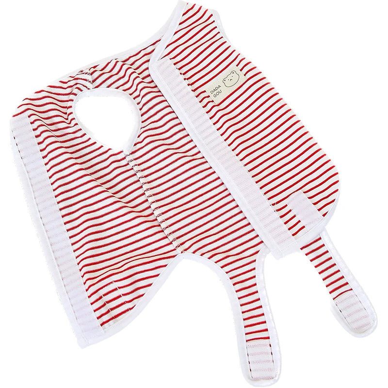Kattunge-gjenopprettingsdrakter for valper, kjæledyrvest for katter, anti-slikking, kirurgi, gjenopprettingsklær, pustende kjæledyrpleie, jumpsuit for hunder, utstyr