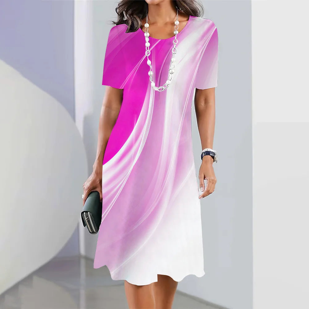 Vestido Elegante de Verano para Mujer – Tejido Suave y Fluido