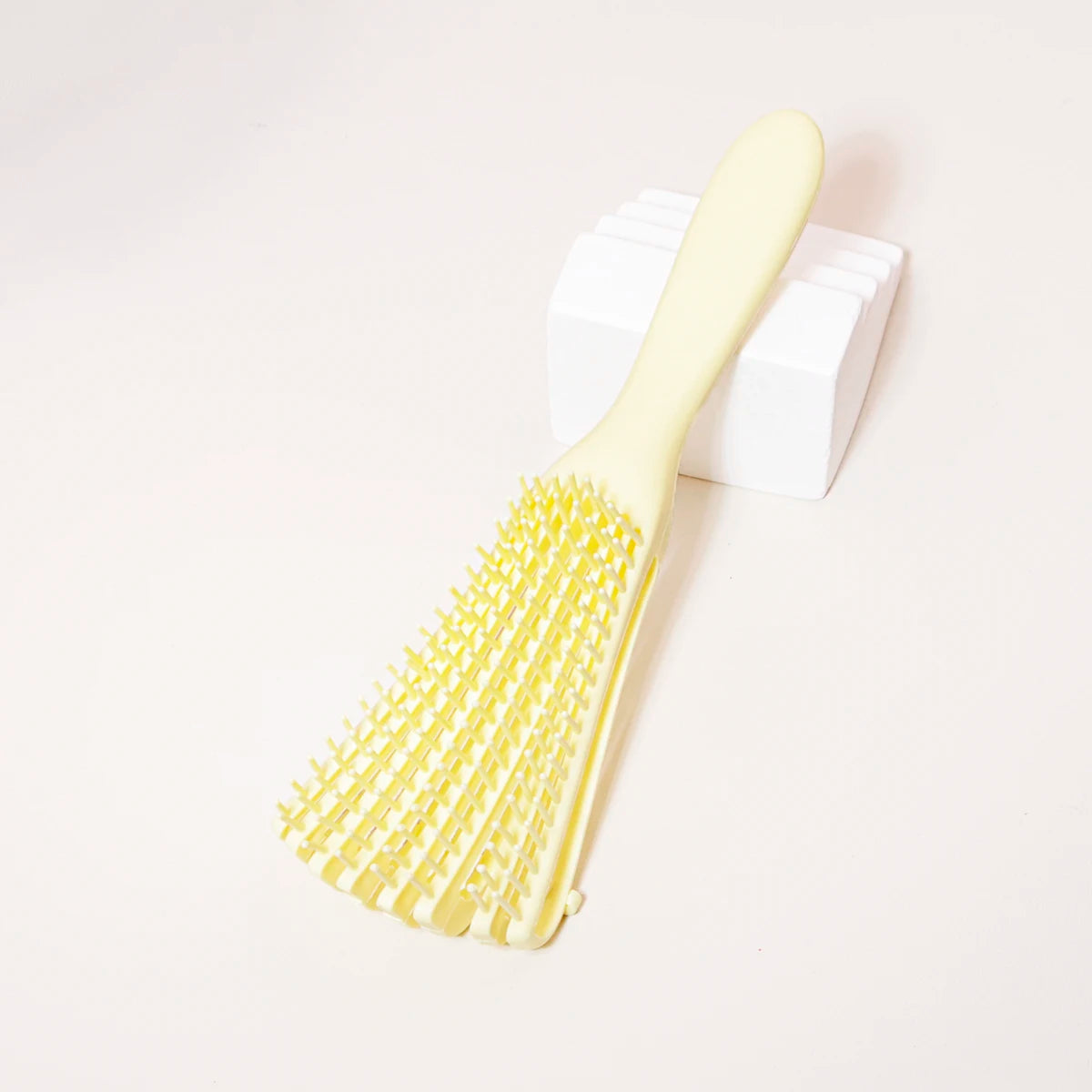 Scalp Massage Brush Winding To Sag Hair Brush Anti-static Wet Curl Hair Brush Salon Hairdressing Tool Special for Real Hair Wigs