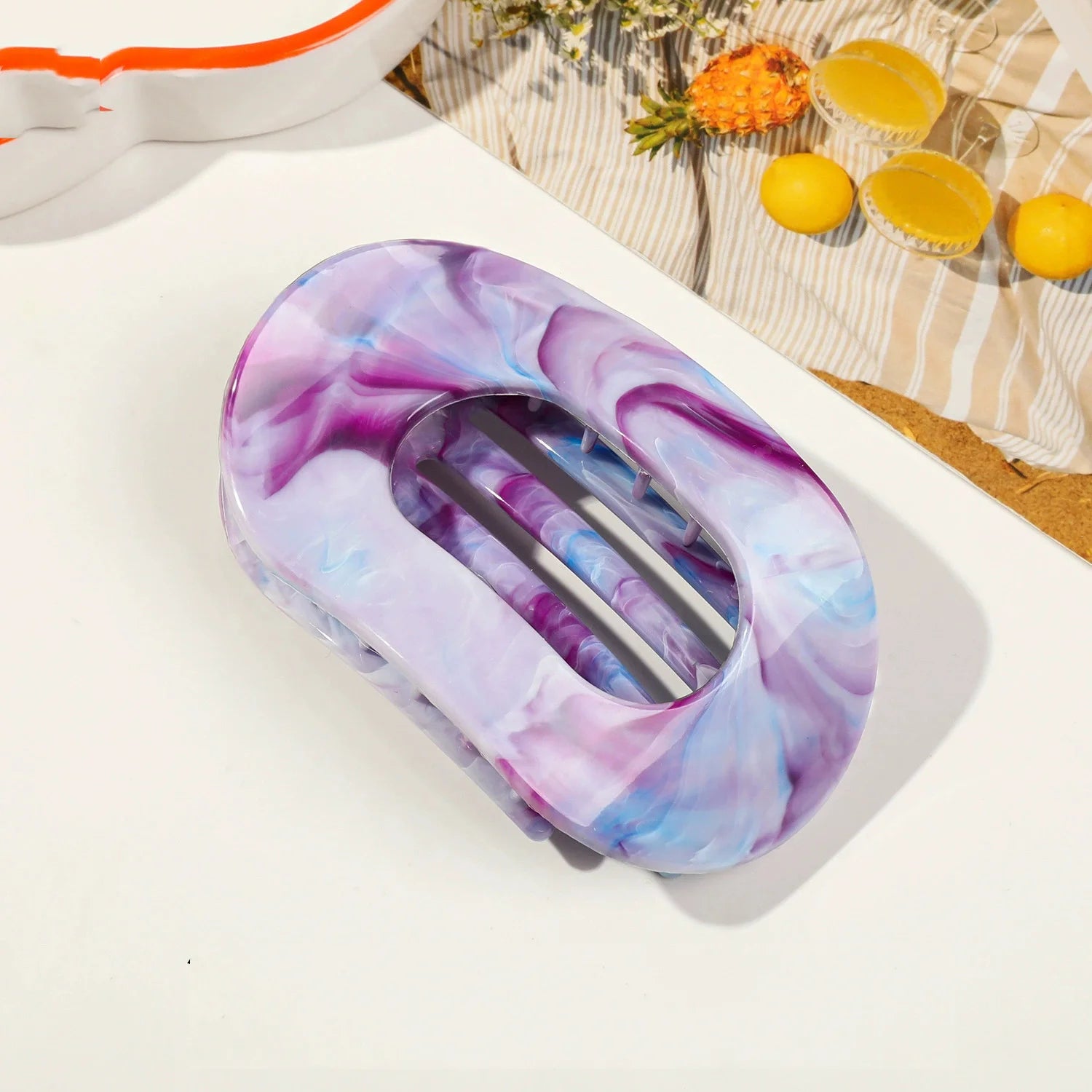 Marble Duckbill Hair Claw