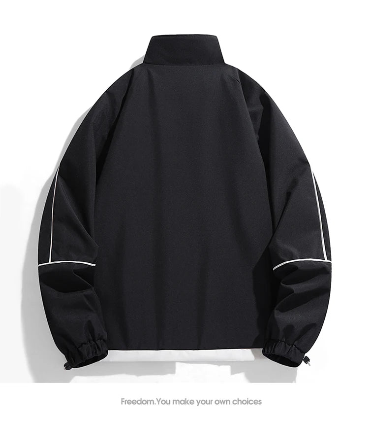 New Men's Jacket 2025 Spring Autumn Thin Windproof Jacket Men's Casual Mountaineering Camping Waterproof Coat Men Clothing