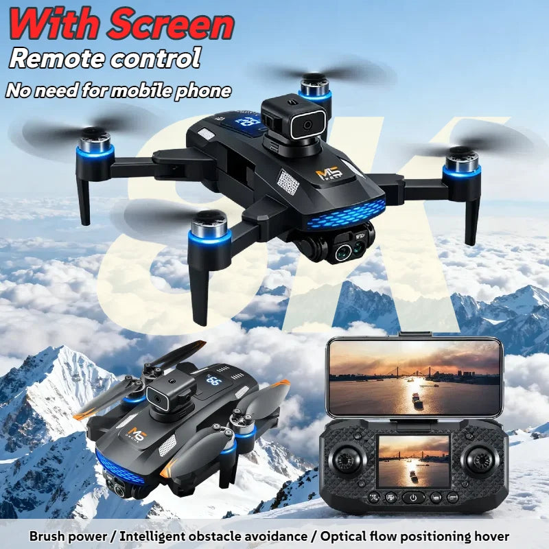 New For Xiaomi M6 Drone 8K Professional HD Camera Drones 5G WIFI FPV Video 4k UAV With screen Remote control RC Quadcopter Dron