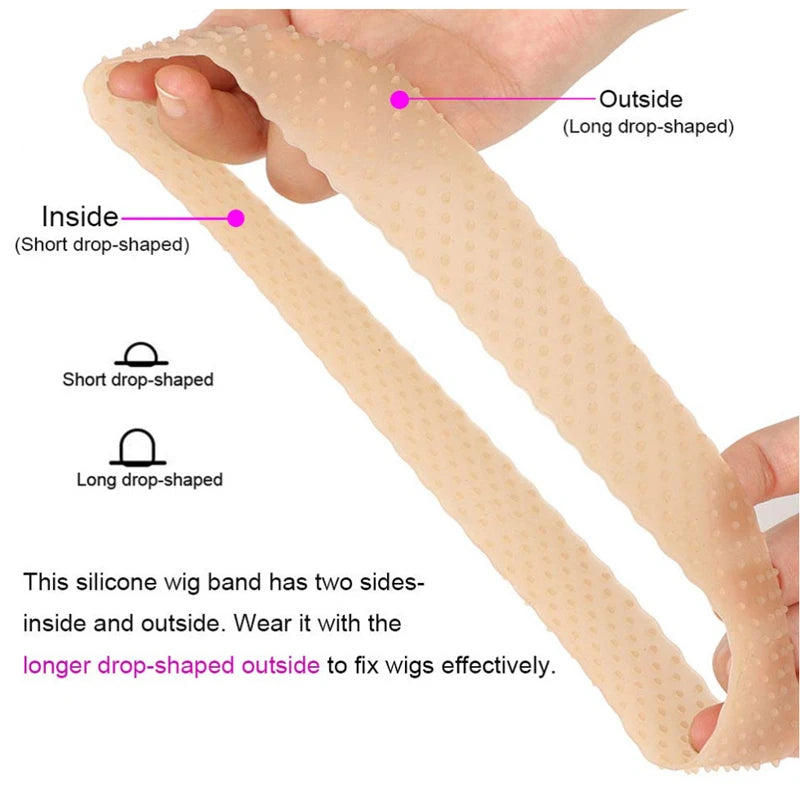 Adjustable Silicone Wig Band