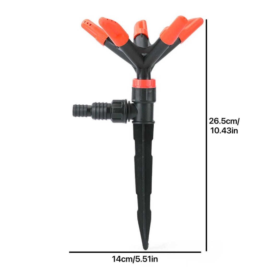 Garden  Rotary  Water Sprinkler Agriculture Watering 360 Degrees Automatic Sprinkler Irrigation  lawn sprinkler  1 Pc