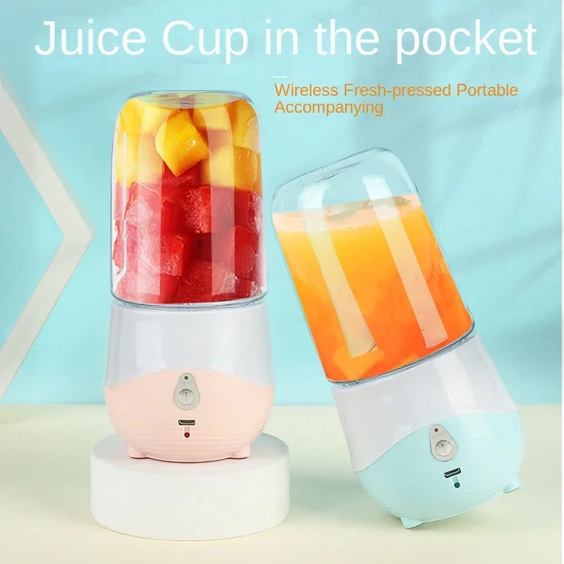 Bærbar blender USB-oppladbar mini-juicer Blender Husholdningsmikser Maskin for juice Shakes og smoothies Juice Extractor