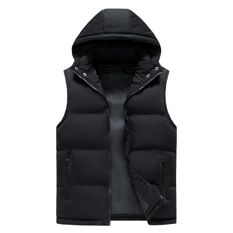 Japanese Hooded Down Vest – Warm, Windproof & Effortlessly Stylish