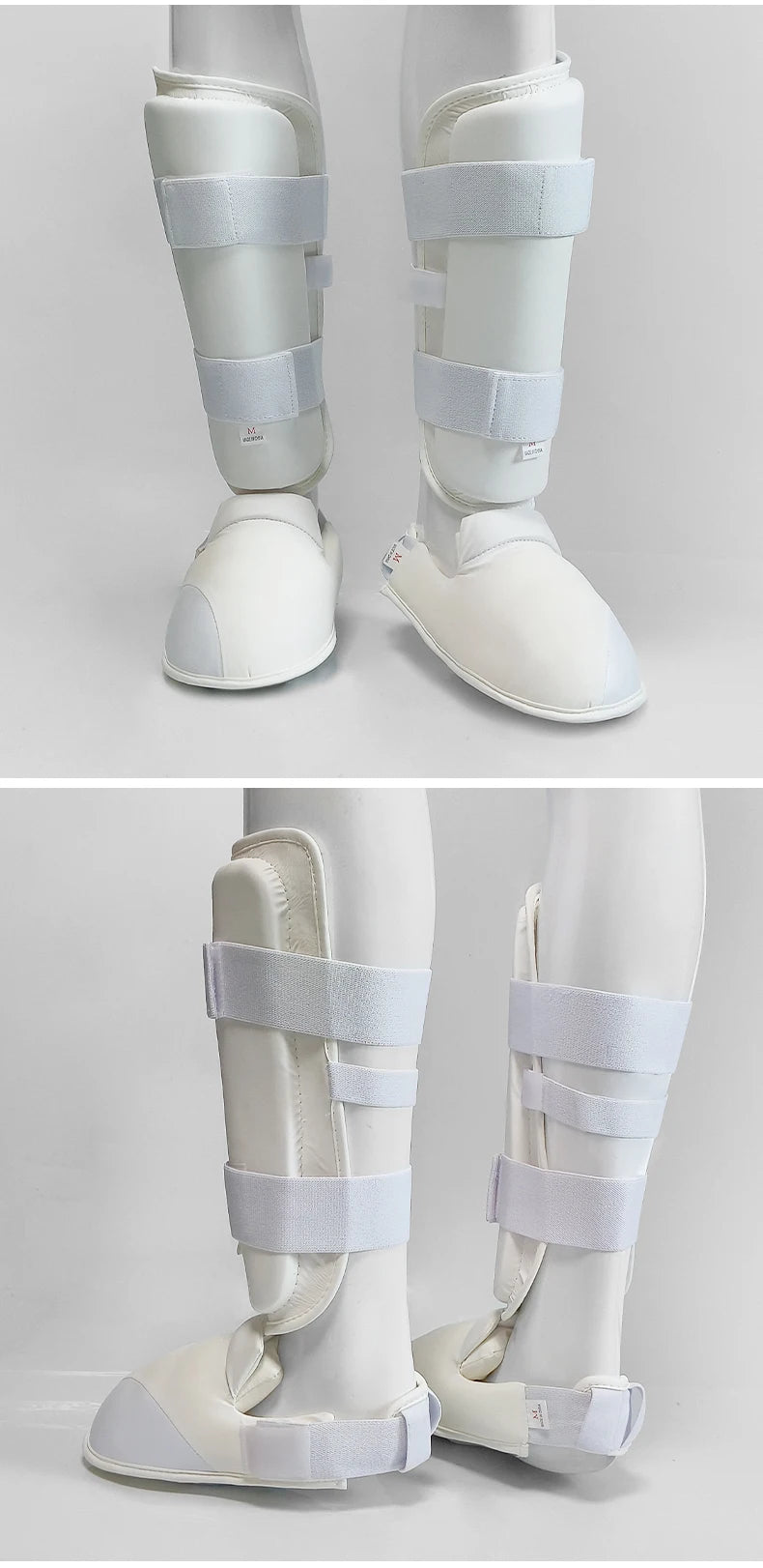 Espínilleras de kárate para adultos y niños, equipo de soporte, espinilleras, rodilleras, protectores de manos, cinturón de cuero, boxeo, artes marciales