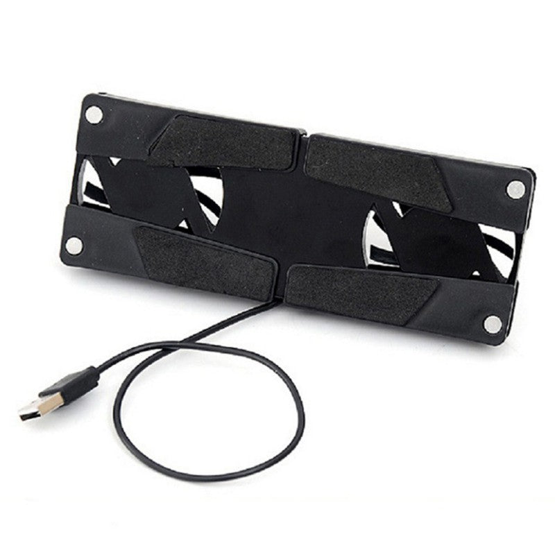 New Laptop Cooling Pad Laptop Cooler USB Powered Cooling Pad Bracket 2 Fans for Laptop Universal 7 15" 1 Laptop Stand